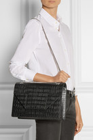 Thumbnail for your product : Saint Laurent Betty Jumbo croc-effect leather shoulder bag