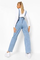 Thumbnail for your product : boohoo Acid Wash Distressed Overall
