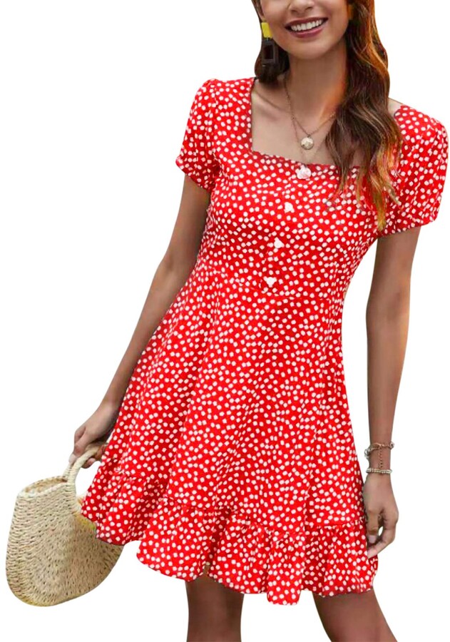 polka dot sundress