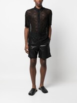 Thumbnail for your product : Han Kjobenhavn Short-Sleeve Lace Shirt