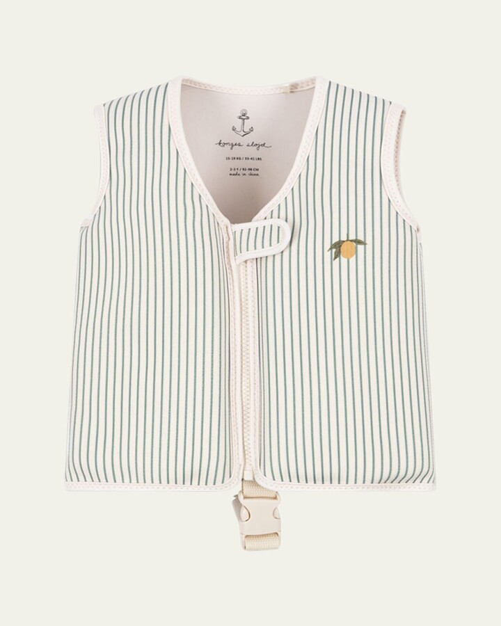 Konges Slojd Boy's Ellis Striped Swim Vest, Size 1-6