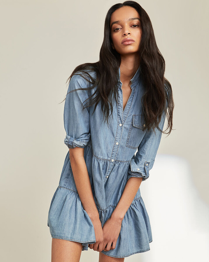 chi chi light blue dress