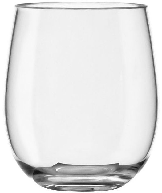 TarHong Tritan Acrylic Set of 6 Montana Stemles s Wine Glasses