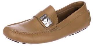 Louis Vuitton Leather Flat Loafers