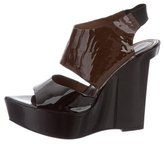 Thumbnail for your product : Marni Patent Leather Platform Wedges