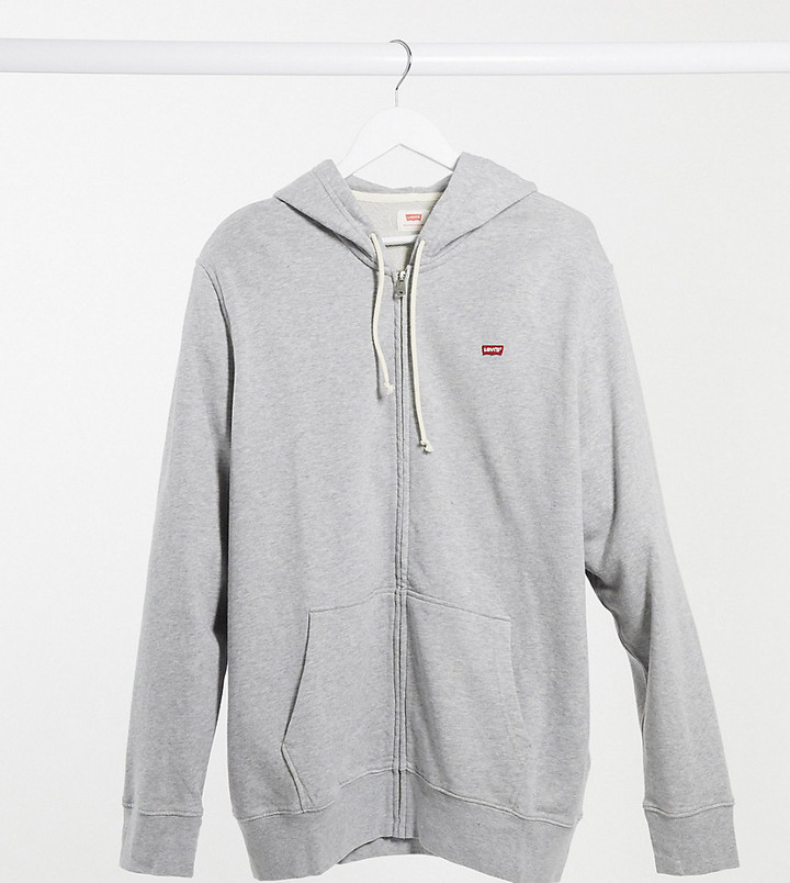 grey levis hoodie mens