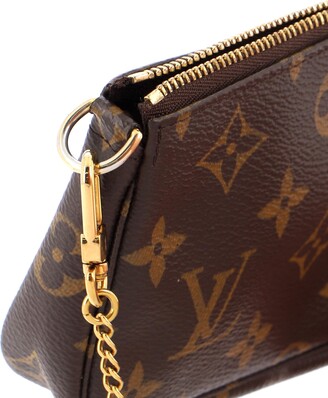 Louis Vuitton Pochette Accessoires Monogram Vernis with Monogram Canvas  Mini - ShopStyle Clutches