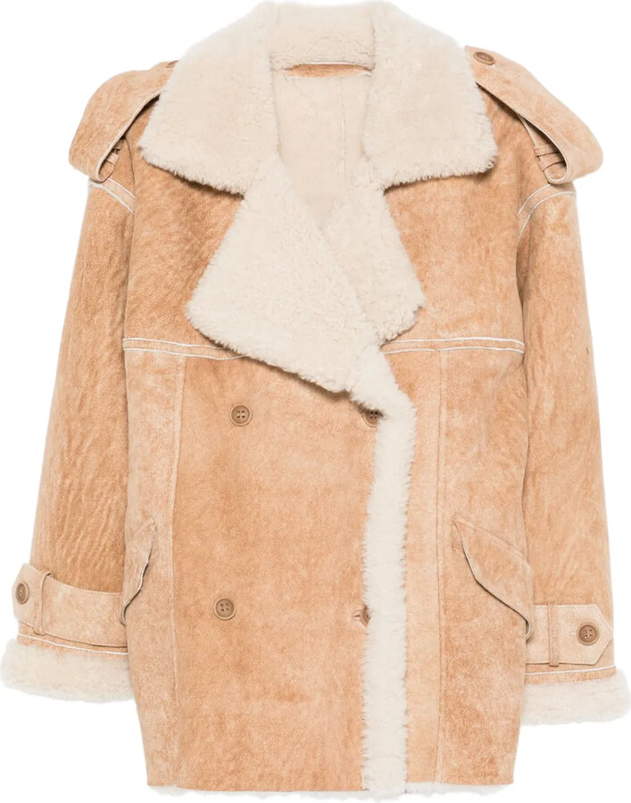 Salvatore Santoro Double-Breasted Sheepskin Jacket