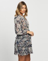 Thumbnail for your product : Atmos & Here Atmos&Here - Women's Blue Mini Dresses - Bethany Tiered Mini Dress - Size 8 at The Iconic