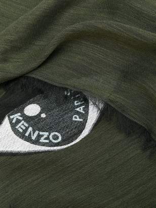 Kenzo globe logo scarf