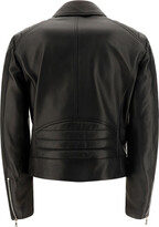 Thumbnail for your product : Balmain Biker Leather Jacket