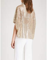 Thumbnail for your product : Jenny Packham Ora open-front sequinned jacket