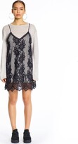 Thumbnail for your product : KENDALL + KYLIE Women's Lace T-Shirt Grey Dress