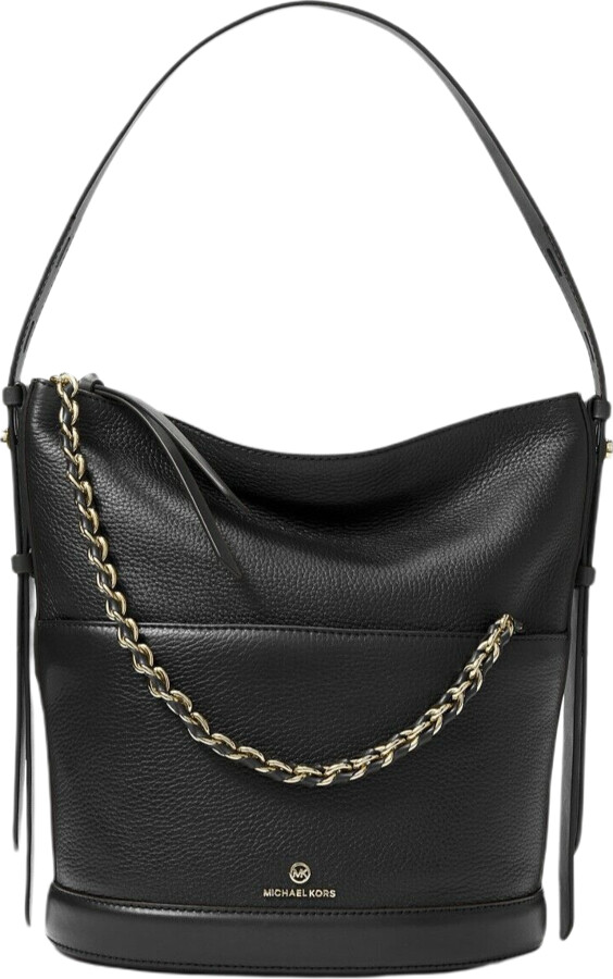 Michael Kors Reese Signature ebbled Leather Hobo Shoulder Bag ShopStyle