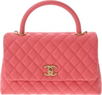 Chanel Coco Handle leather handbag - ShopStyle Shoulder Bags