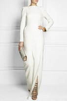 Thumbnail for your product : Roland Mouret Ella Wool-crepe Gown - White