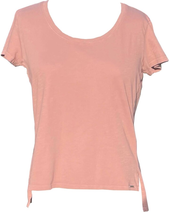 LVHR Women's Nola Crew T-Shirt In Vintage Rose