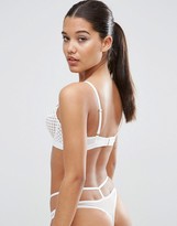 Thumbnail for your product : ASOS Nancy Fishnet & Mesh Underwired Bra