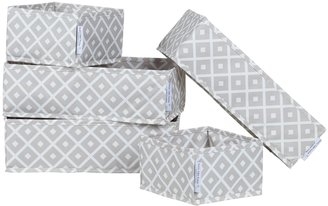 South Shore Furniture Storit Diamonds Canvas Drawer Organizers with Pattern (5 Pack)