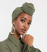 Thumbnail for your product : Verona chiffon maxi headscarf in khaki