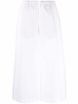Thumbnail for your product : Vince Cropped Cotton Culottes