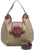 Thumbnail for your product : Gucci Pre-Owned Monogram Dressage Medium Hobo Bag