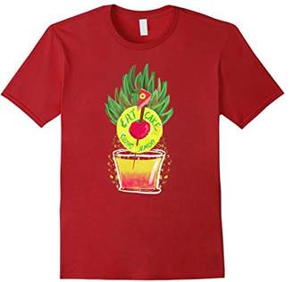 Pineapple Upside Down Cake Drink and Funny Tropical T Shirt