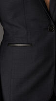 Thumbnail for your product : Burberry Leather Detail Virgin Wool Jacket