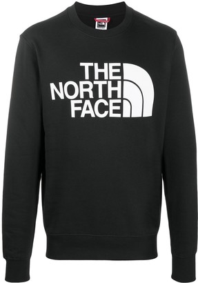 The North Face Logo-Print Crew Neck Sweatshirt