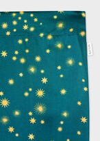 Thumbnail for your product : Paul Smith Women's Teal 'Stars' Print Silk Pyjama Set
