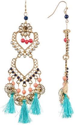 Cara Accessories Venetian Inspired Chandelier Earrings