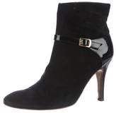 Thumbnail for your product : Roberto Cavalli Suede Pointed-Toe Ankle Boots