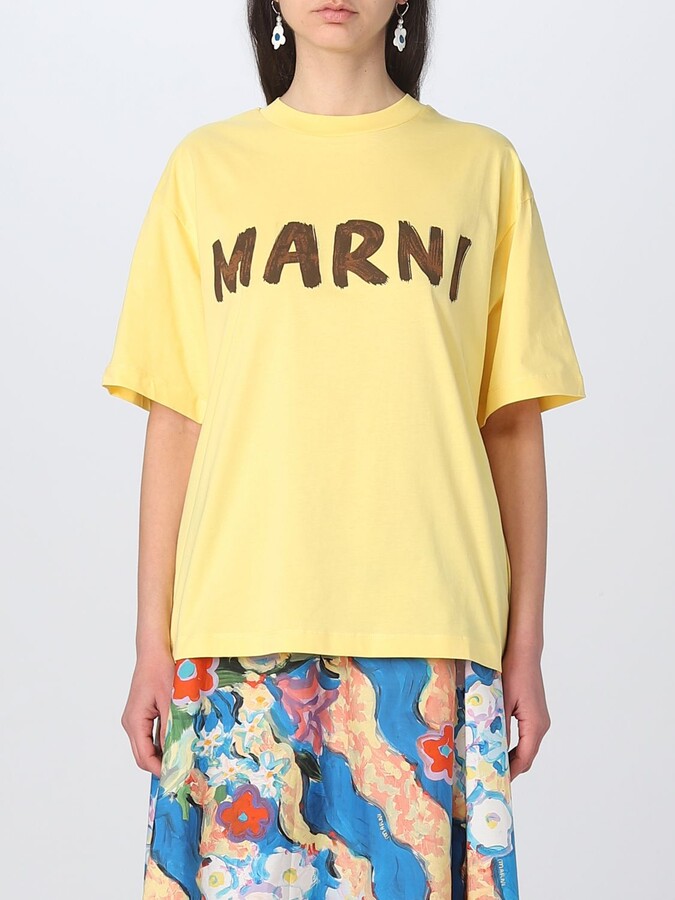 Marni T-shirt in cotton - ShopStyle