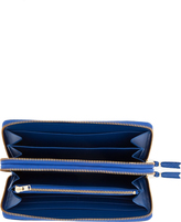 Thumbnail for your product : Comme des Garcons Wallets Long Blue Leather Wallet