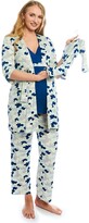 Thumbnail for your product : Everly Grey Analise During & After 5-Piece Maternity/Nursing Sleep Set