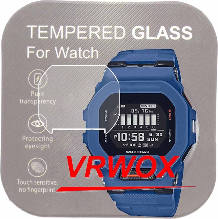 VRWOX Protector For GBD-200 GBX-100 GM DW-5600 GMW-B5000 B5600 GX-56 DW-6900 Clear Glass And TPU Nano Screen Protector