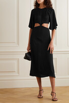 Thumbnail for your product : Reformation Benny Cutout Crepe Midi Dress
