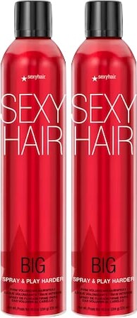 Sexy Hair Big Spray & Play Harder Hairspray 10 oz (2 Pack) Womens