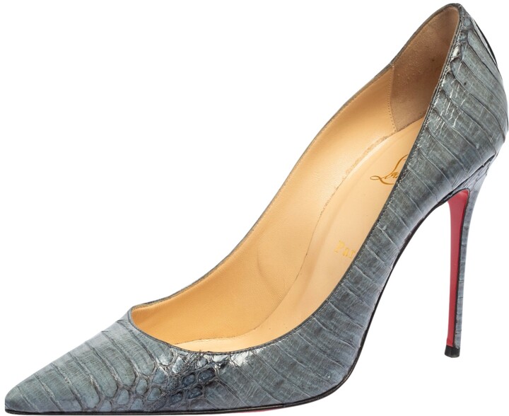 christian louboutin python