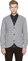 Thumbnail for your product : Paul Smith Gray Marled Knit Cardigan