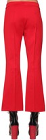 Thumbnail for your product : Marco De Vincenzo Flared Techno Jersey Cropped Pants