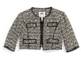 Thumbnail for your product : Milly Minis Crop Tweed Jacket (Toddler Girls, Little Girls & Big Girls)