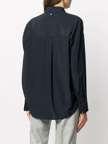 Thumbnail for your product : Lorena Antoniazzi Plain Pointed Collar Shirt