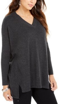 Style&Co. Style & Co V-Neck Tunic Sweater, Created for Macy's