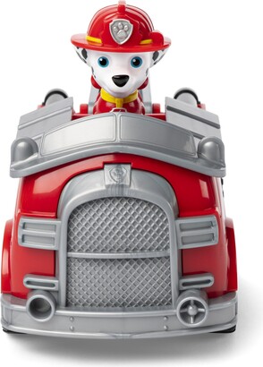 Paw Patrol , Marshall'S Fire Engine Vehicle With Collectible Figure, For Kids Aged 3 And Up