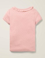 Thumbnail for your product : Short-sleeved Ruffle Pointelle