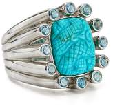 Thumbnail for your product : Stephen Dweck Carved Turquoise Cocktail Ring
