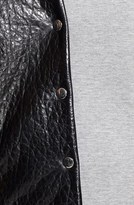 Thumbnail for your product : Alexander Wang T by Leather & Neoprene Varsity Jacket