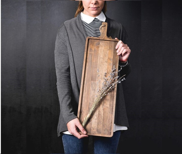 Wooden Serving Board, Tray, Rustic Wood Platter, Kitchen Decor, Plate, Cheese Snack Wedding Tray