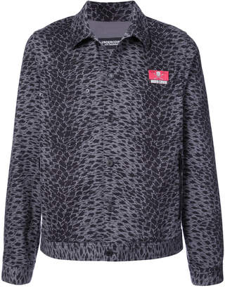 Undercover printed back leopard print jacket